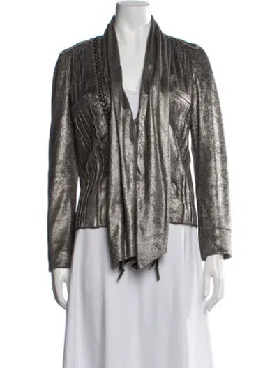Pre-owned Roberto Cavalli Vintage 2010 Jacket In Neutrals