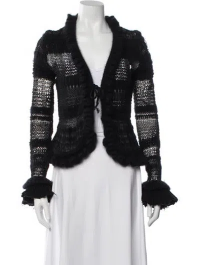 Pre-owned Roberto Cavalli Vintage Late 1990's - Early 2000's Jacket In Black