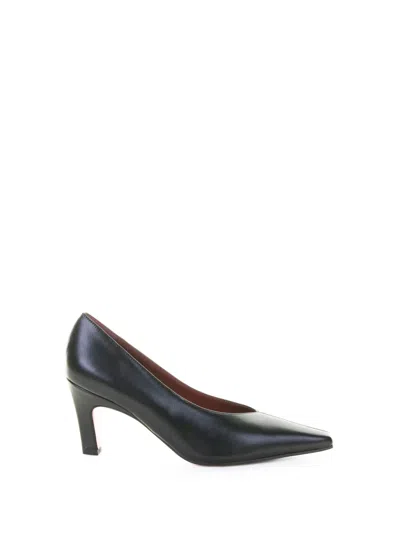 Roberto Festa Black Nappa Leather Pumps