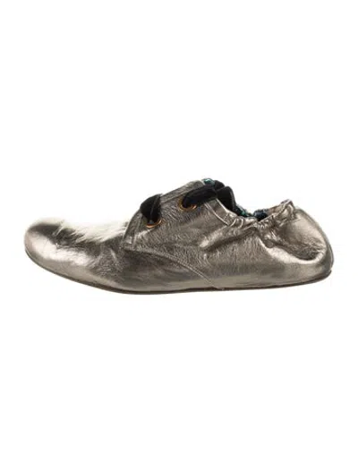 Pre-owned Rochas Leather Flats In Multicolor