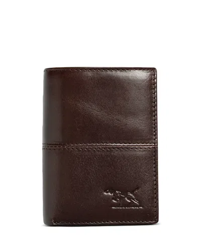 Rodd & Gunn Waikato Window Leather Bifold Wallet In Brown