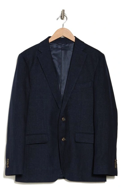 Rodd & Gunn Linen & Cotton Blend Sport Coat In Navy