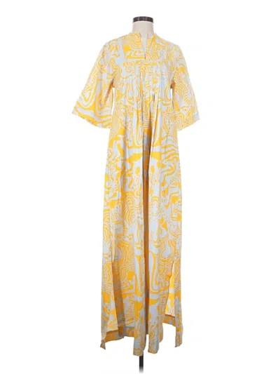 Pre-owned Rodebjer Casual Dress In Yellow