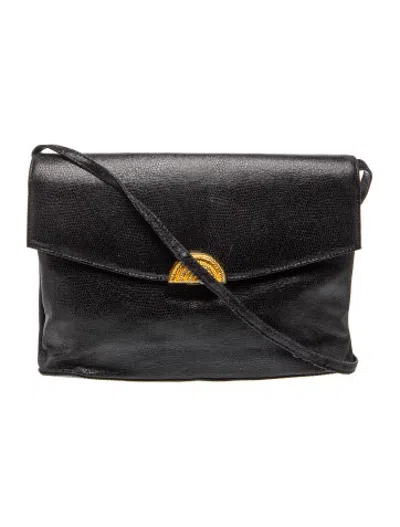 Pre-owned Rodo Leather Clutch In Black