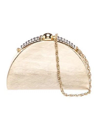 Pre-owned Rodo Metal Evening Bag In Gold/neutrals