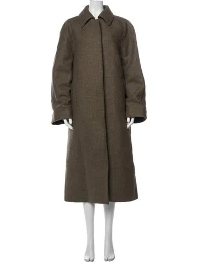 Pre-owned Rohe Coat In Green