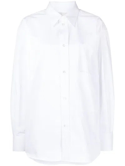 Rohe Oversized Cotton Shirt In 白色