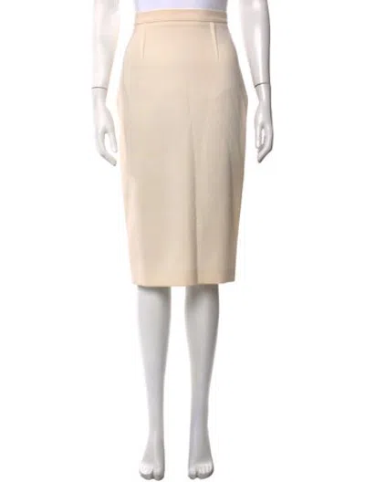 Pre-owned Roland Mouret Knee-length Skirt In Neutrals