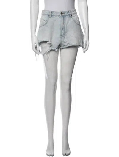 Pre-owned Rolla's Mini Shorts In Blue
