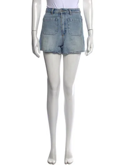 Pre-owned Rolla's Mini Shorts In Blue