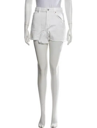 Pre-owned Rolla's Mini Shorts In White