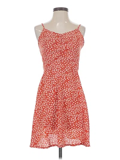 Pre-owned Romwe Cocktail Dress In Orange