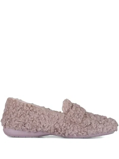 Ron White Teddy Wool Slipper In Brown