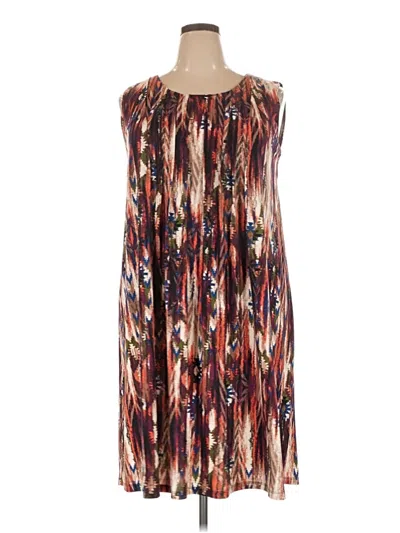 Pre-owned Ronni Nicole Casual Dress In Brown