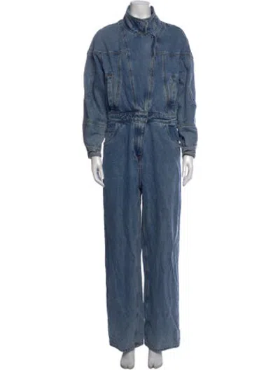 Pre-owned Ronny Kobo Jumpsuit In Blue