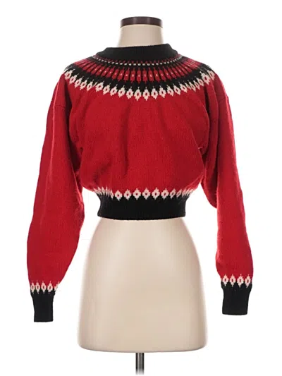 Pre-owned Ronny Kobo Turtleneck Sweater In Red