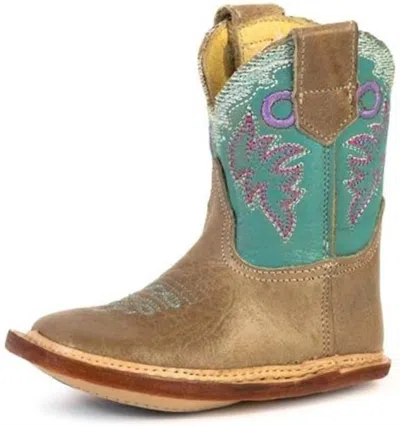 Roper Kids' Girls Cowbabies Karli Boot In Burnish Tan In Brown