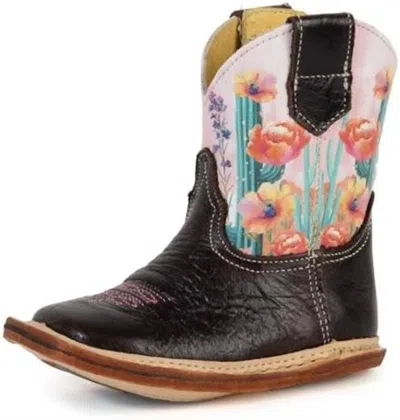 Roper Kids' Girls Western Boot In Brown In Multi