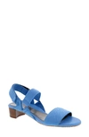 Ros Hommerson Virtual Slingback Sandal In Blue Elastic