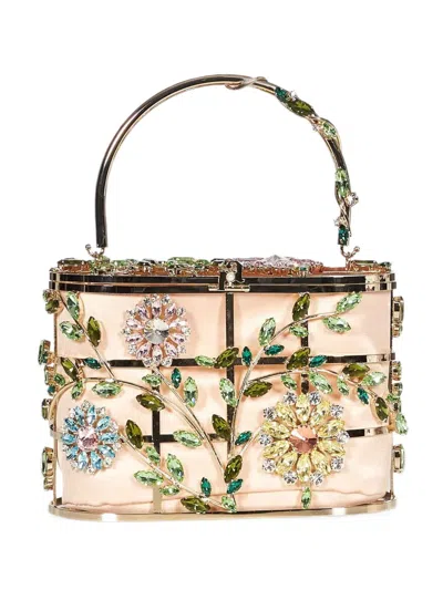 Rosantica Holli Flores Tote Bag In Nude