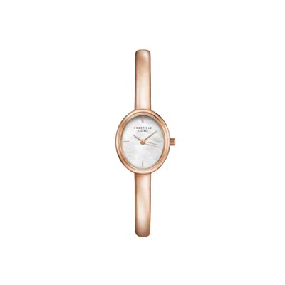 Rosefield Studio Edition Ladies Rose Gold Tone Bangle Watch Small