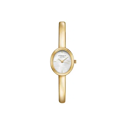 Rosefield Women's  Studio Edition Bangle Watch Oval Gold Small