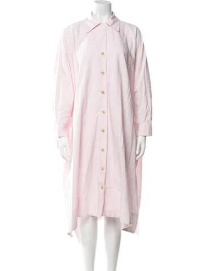 Pre-owned Rosetta Getty Long Dress In Pink