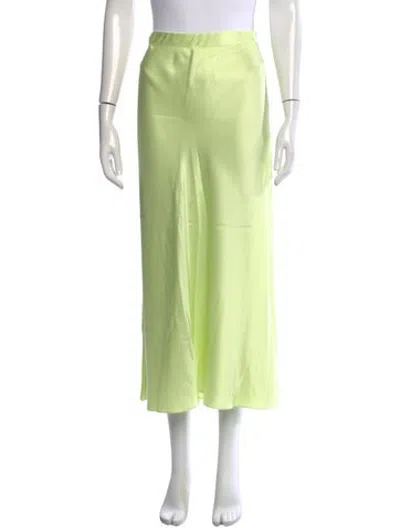Pre-owned Rosetta Getty Long Skirt In Green