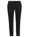 Rossopuro Woman Pants Charcoal Size 8 Cotton, Elastane In Grey