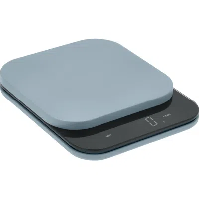 Rosti Mensura Kitchen Scale In Dusty Blue