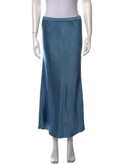 Pre-owned Roucha Long Skirt In Blue