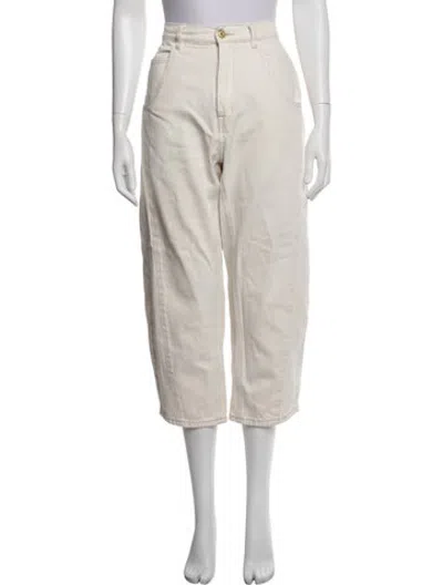 Pre-owned Roucha Straight Leg Pants In Neutrals
