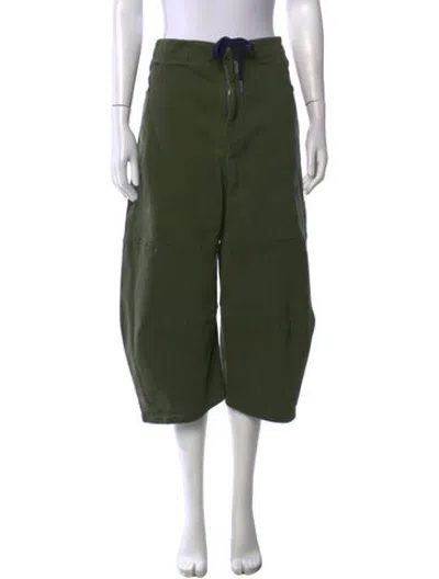 Pre-owned Roucha Wide Leg Pants In Green