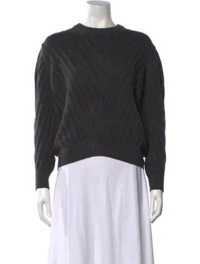 Pre-owned Rouje Crew Neck Sweater In Grey