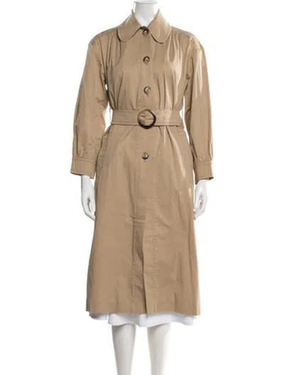 Pre-owned Rouje Trench Coat In Neutrals