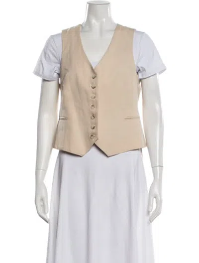 Pre-owned Rouje Vest In Neutrals