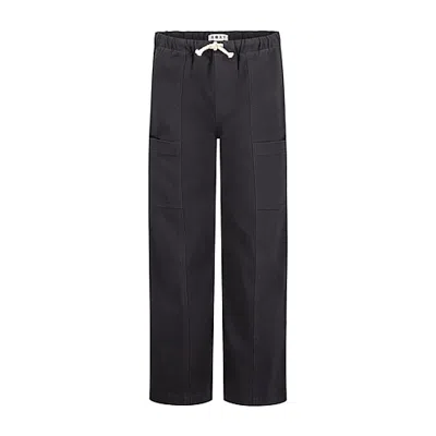Roxy Big Kid Girls Mid Rise Wide Leg Loose Fit Pull-on Pant In Black