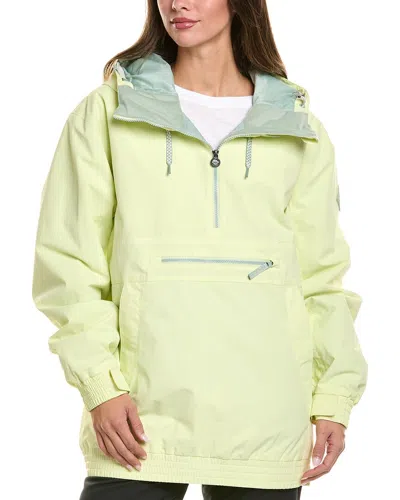 Roxy Downtown Anorak Jacket In Green