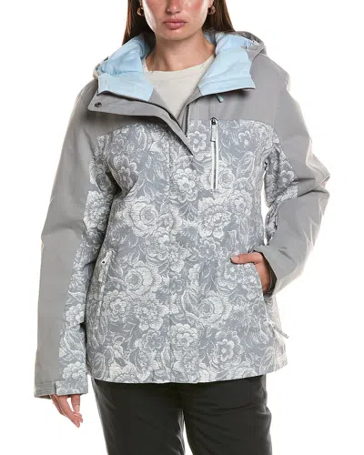Roxy Jetty Jacket Block In Gray