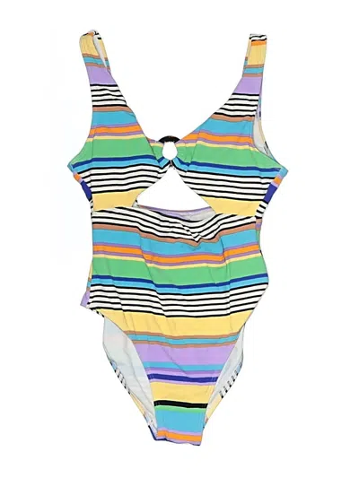 Pre-owned Roxy One Piece Swimsuit In Yellow