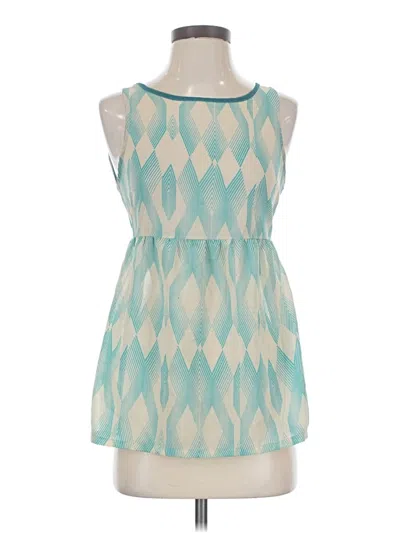 Pre-owned Roxy Sleeveless Blouse In Teal