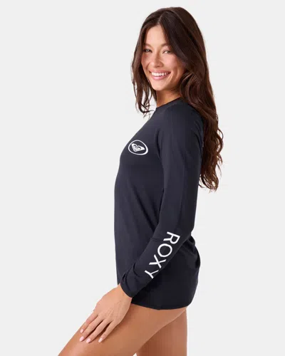 Roxy Surf City Warm Shirt Rashguard In Blue