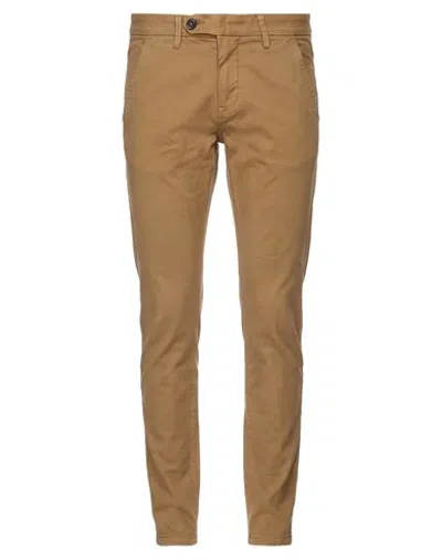 Roy Rogers Roÿ Roger's Man Pants Beige Size 30 Cotton, Lyocell, Elastane In Brown