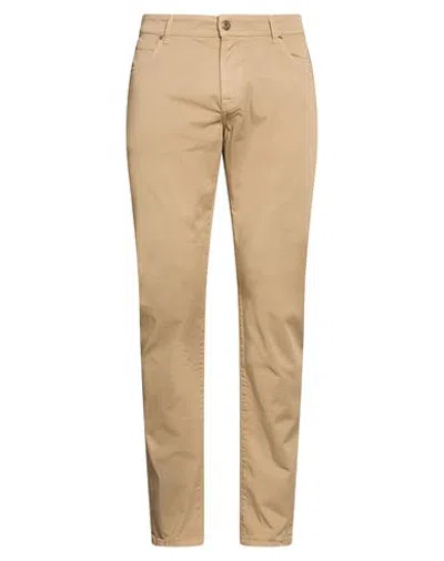 Roy Rogers Roÿ Roger's Man Pants Sand Size 33 Cotton, Elastane In Neutral