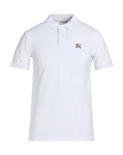 Roy Rogers Roÿ Roger's Man Polo Shirt White Size S Cotton