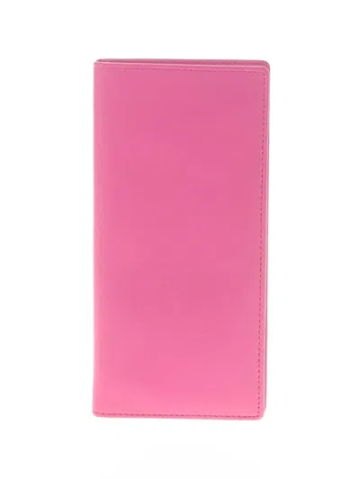 Pre-owned Royce Leather Wallet In Pink