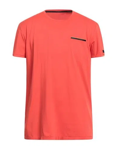 Rrd Man T-shirt Tomato Red Size 44 Polyamide, Elastane