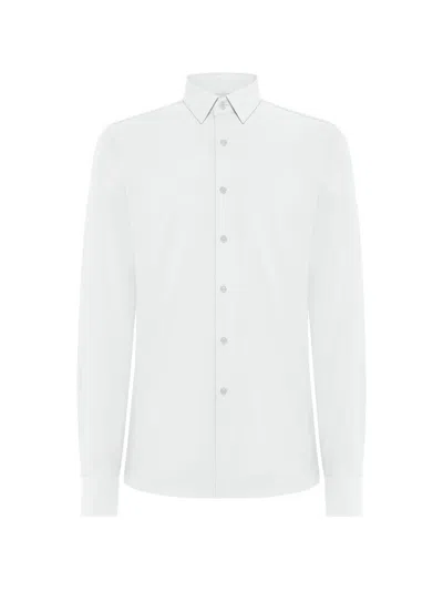 Rrd Waffle-texture Shirt In White