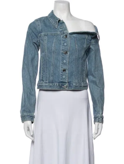 Pre-owned Rta Denim Jacket In Blue