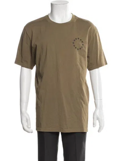 Pre-owned Rta Graphic Print Crew Neck T-shirt In Green